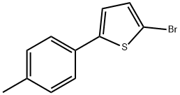 2-bromo-5-(4-methylphenyl)-Thiophene Struktur