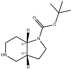 tert-butyl octahydropyrrolo[3,2-c]pyridine-1-carboxylate Struktur