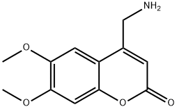 4-(Aminomethyl)-6,7-dimethoxycoumarin, 849042-47-3, 結(jié)構(gòu)式