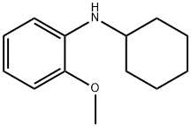 N-cyclohexyl-2-methoxyaniline Struktur