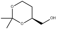 (4S)-2,2-Dimethyl-1,3-dioxane-4-methanol Struktur