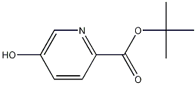 5-Hydroxypyridine-2-carboxylic acid tert-butyl ester Struktur