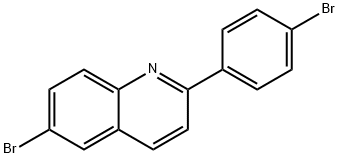 6-bromo-2-(4-bromophenyl)quinoline Struktur