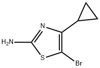 2-Amino-5-bromo-4-cyclopropylthiazole Struktur