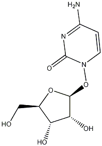 beta-D-Ribofuranoside, cytosine-1 Struktur