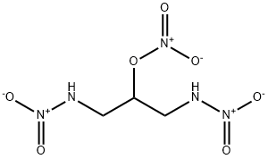 1,3-Dinitramino-2-propanol nitrate Struktur