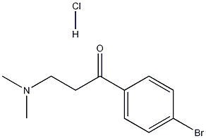 3-(Dimethylamino)-4'-bromopropiophenone Hydrochloride Struktur