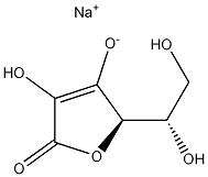 Ascorbic acid sodium salt Struktur