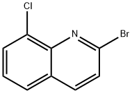 2-Bromo-8-chloroquinoline Struktur