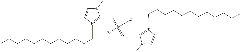 3-Dodecyl-1-methyl-1H-imidazolium sulfate Struktur