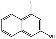 3-Hydroxy-1-iodonaphthalene Struktur