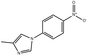 4-Methyl-1-(4-nitrophenyl)-1H-imidazole Struktur