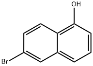 6-Bromo-1-hydroxynaphthalene Struktur