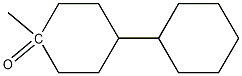 4-methyl bi(cyclohexyl)-4-one Struktur