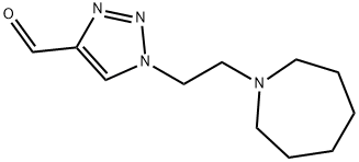 1-(2-(azepan-1-yl)ethyl)-1H-1,2,3-triazole-4-carbaldehyde Struktur