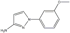 1-(3-Methoxyphenyl)-1H-pyrazol-3-amine Struktur