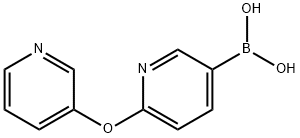 6-(pyridin-3-yloxy)pyridine-3-boronic acid Struktur