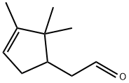 2-(2,2,3-Trimethylcyclopent-3-enyl)acetaldehyde Struktur