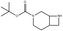 3-Boc-3,8-diazabicyclo[4.2.0]octane Struktur