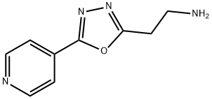 2-(5-(pyridin-4-yl)-1,3,4-oxadiazol-2-yl)ethanamine Struktur