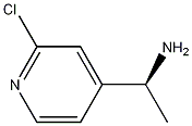 (S)-2-Chloro-4-(1-amino)ethylpyridine Struktur