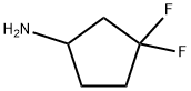 3,3-DIFLUOROCYCLOPENTANAMINE HYDROCHLORIDE Struktur