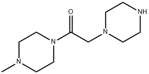 1-methyl-4-(piperazin-1-ylacetyl)piperazine Struktur