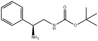 N-[(2S)-2-AMINO-2-PHENYLETHYL]-CARBAMIC ACID 1,1-DIMETHYLETHYL ESTER Struktur