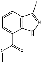 Methyl 3-iodoindazole-7-carboxylate Struktur