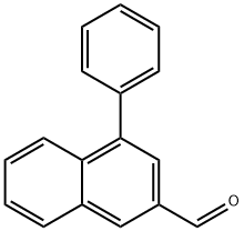 4-Phenylnaphthalene-2-carboxaldehyde Struktur