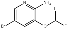 2-Amino-3-Difluoromethoxy-5-Bromopyridine Struktur