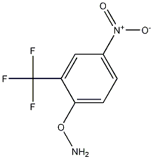 O-[4-Nitro-2-(trifluoromethyl)phenyl]hydroxylamine Struktur