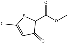 METHYL 5-CHLORO-3-HYDROXYTHIOPHENE-2-CARBOXYLATE Struktur