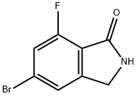 5-溴-7-氟異吲哚啉-1-酮, 957346-37-1, 結(jié)構(gòu)式