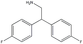 2,2-bis(4-fluorophenyl)ethylamine Struktur