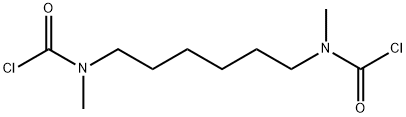 HEXANE-1,6-DIYLBIS(METHYLCARBAMIC CHLORIDE) Struktur