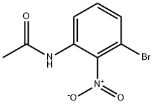 3-Acetamido-1-bromo-2-nitrobenzene Struktur