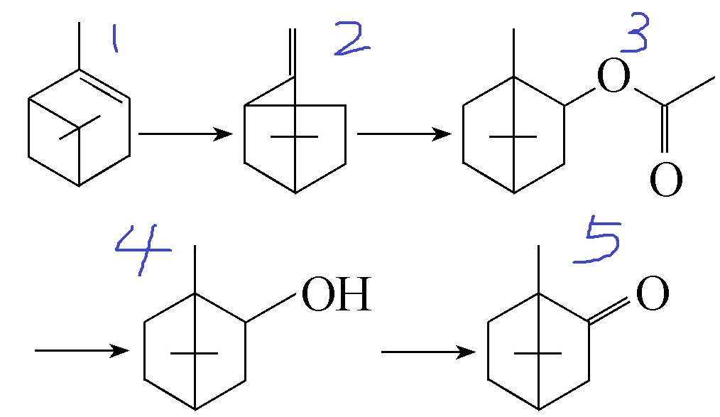 α-蒎烯制備樟腦