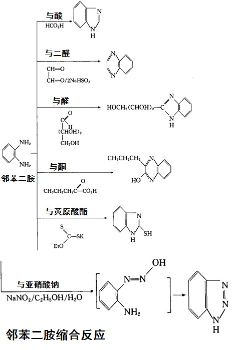 鄰苯二胺縮合反應