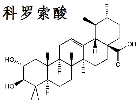 科羅索酸 結(jié)構(gòu)式