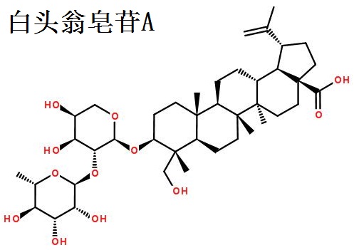 白頭翁皂苷A結(jié)構(gòu)式