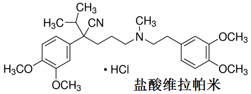 鹽酸維拉帕米 化學(xué)結(jié)構(gòu)式