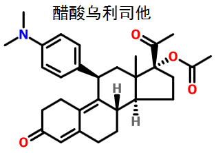 醋酸烏利司他 結(jié)構(gòu)式