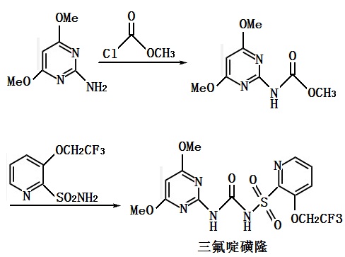 三氟啶磺隆合成路線