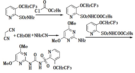 三氟啶磺隆合成路線