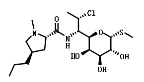 克林霉素結(jié)構(gòu)式