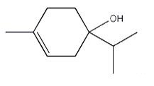 the chemical structure of Terpinen-4-ol