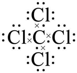 carbon tetrachloride lewis structure