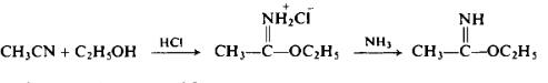 Preparation of Ethyl Acetimidate