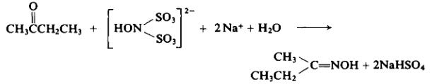 Preparation of  Methyl Ethyl Ketoxime